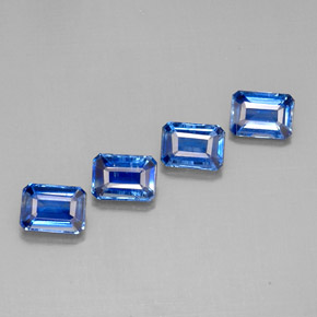 Achetez naturel ct Bleu Disthène gems, Taille émeraude, En provenance Népal chez GemSelect. En stock, livraison internationale!