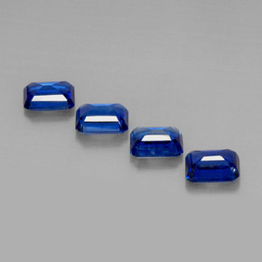 Achetez naturel ct bleue cyanite gems, taille émeraude, en provenance népal chez gemselect. en stock, livraison internationale!