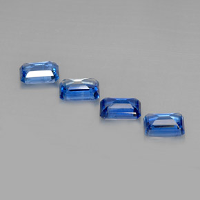 Achetez naturel ct bleue cyanite gems, taille émeraude, en provenance népal chez gemselect. en stock, livraison internationale!