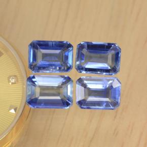 Achetez naturel 4,90ct bleue cyanite gems, taille émeraude, en provenance népal chez gemselect. en stock, livraison internationale!