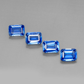 Achetez naturel ct bleue cyanite gems, taille émeraude, en provenance népal chez gemselect. en stock, livraison internationale!