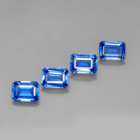Achetez naturel ct bleue cyanite gems, taille émeraude, en provenance népal chez gemselect. en stock, livraison internationale!