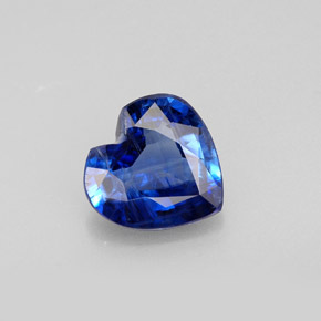 Disthène Bleu naturelle Forme de coeur, 1.70 ct, VS-SI