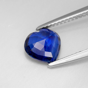 Disthène Bleu naturelle Forme de coeur, 1.89 ct, VS