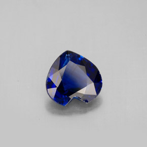 Cyanite bleue naturelle forme de coeur, 1,69 ct, VS-SI