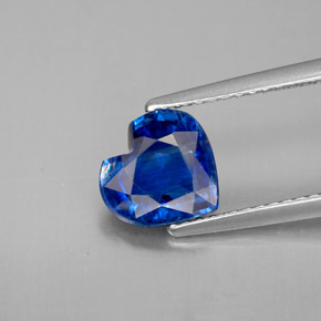 Disthène Bleu naturelle Forme de coeur, 1.73 ct, VS