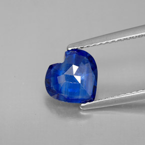 Disthène Bleu naturelle Forme de coeur, 1.73 ct, VS
