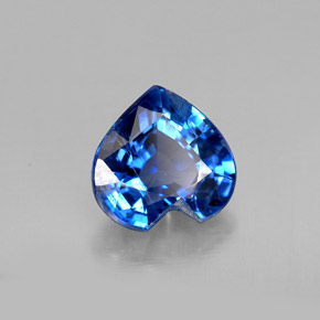 Disthène Bleu naturelle Forme de coeur, 1.90 ct, VS-SI