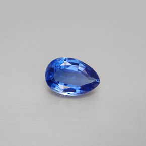 Cyanite bleue naturelle en forme de poire, 1,69 ct, VS-SI