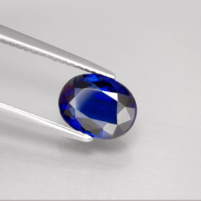 Cyanite bleue naturelle coupe ovale, 2,33 ct, VS
