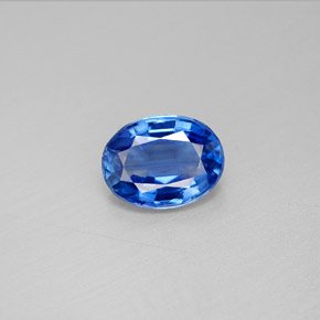 Cyanite bleue naturelle coupe ovale, 2,17 ct, VS