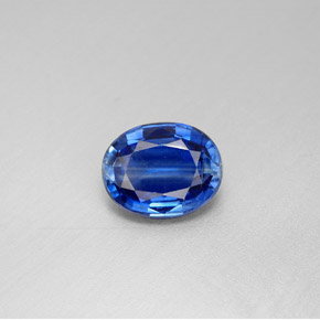Disthène Bleu naturelle Coupe ovale, 2.22 ct, VS