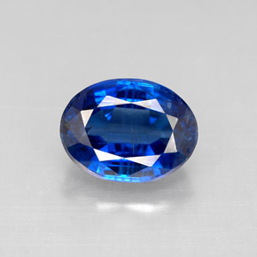 Cyanite bleue naturelle coupe ovale, 2,44 ct, VS-SI