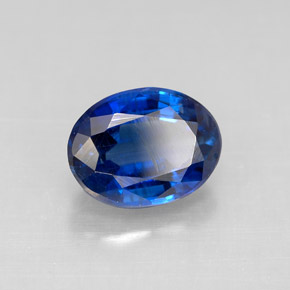 Cyanite bleue naturelle coupe ovale, 2,44 ct, VS-SI
