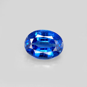 Cyanite bleue naturelle coupe ovale, 2,26 ct, VS-SI