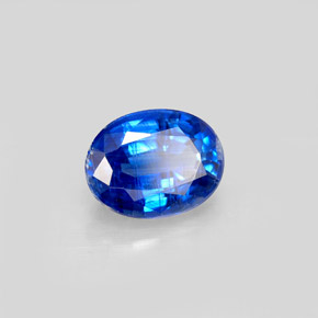 Cyanite bleue naturelle coupe ovale, 2,26 ct, VS-SI