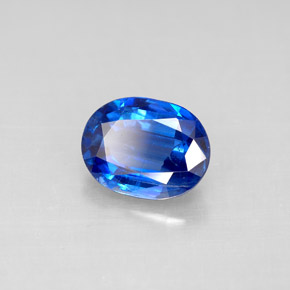 Cyanite bleue naturelle coupe ovale, 2,20 ct, VS-SI