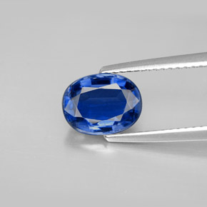 Disthène Bleu naturelle Coupe ovale, 2.26 ct, VS