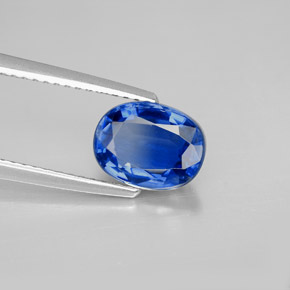 Disthène Bleu naturelle Coupe ovale, 2.26 ct, VS