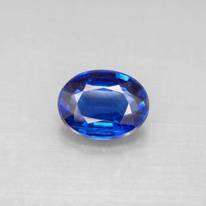 Cyanite bleue naturelle coupe ovale, 2,31 ct, VS