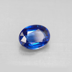 Cyanite bleue naturelle coupe ovale, 2,31 ct, VS