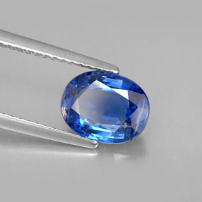 Cyanite bleue naturelle coupe ovale, 2,28 ct, VS