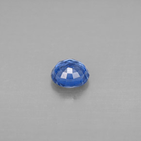 Cyanite bleue naturelle coupe roude, 0,69 ct, SI
