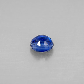 Cyanite bleue naturelle coupe roude, 0,73 ct, SI
