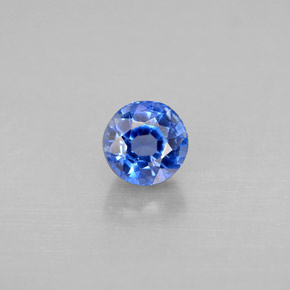 Disthène Bleu naturelle Coupe roude, 0.86 ct, SI