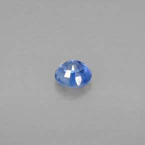 Cyanite bleue naturelle coupe roude, 0,61 ct, SI