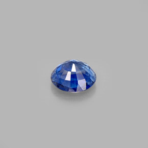 Cyanite bleue naturelle coupe roude, 0,89 ct, VS-SI