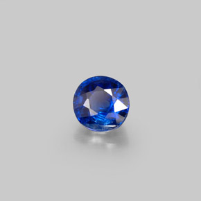 Cyanite bleue naturelle coupe roude, 0,93 ct, VS-SI