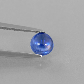 Cyanite bleue naturelle transparent, 0,91 ct, transparent / translucide