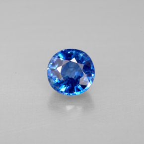 Disthène Bleu naturelle Coupe roude, 1.17 ct, VS-SI