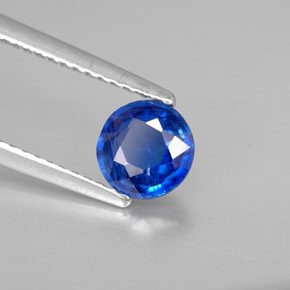 Disthène Bleu naturelle Coupe roude, 0.96 ct, VS-SI