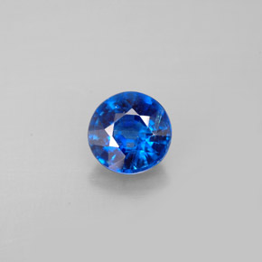 Disthène Bleu naturelle Coupe roude, 0.99 ct, VS-SI