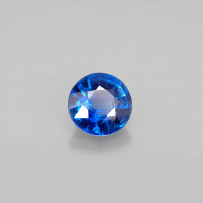 Disthène Bleu naturelle Coupe roude, 0.99 ct, VS-SI
