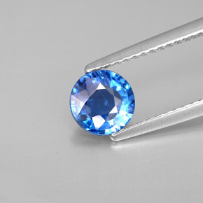 Disthène Bleu naturelle Coupe roude, 0.91 ct, VS-SI