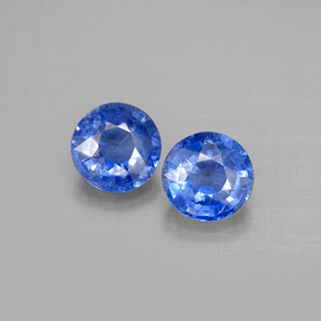 Achetez naturel ct bleue cyanite gems, coupe roude, en provenance népal chez gemselect. en stock, livraison internationale!