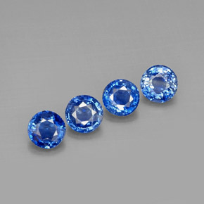 Achetez naturel ct bleue cyanite gems, coupe roude, en provenance népal chez gemselect. en stock, livraison internationale!