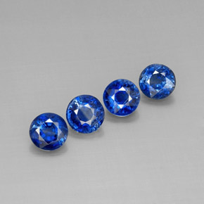 Achetez naturel ct Bleu Disthène gems, Coupe roude, En provenance Népal chez GemSelect. En stock, livraison internationale!