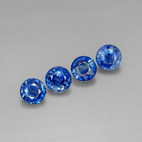 Achetez naturel ct bleue cyanite gems, coupe roude, en provenance népal chez gemselect. en stock, livraison internationale!