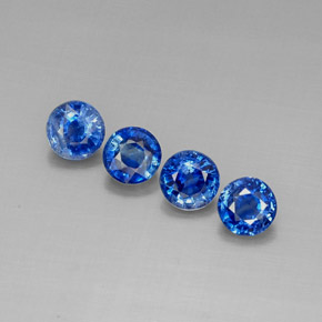 Achetez naturel ct bleue cyanite gems, coupe roude, en provenance népal chez gemselect. en stock, livraison internationale!
