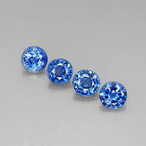 Achetez naturel ct Bleu Disthène gems, Coupe roude, En provenance Népal chez GemSelect. En stock, livraison internationale!