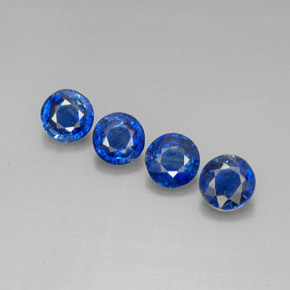 Achetez naturel ct bleue cyanite gems, coupe roude, en provenance népal chez gemselect. en stock, livraison internationale!