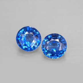Achetez naturel ct Bleu Disthène gems, Coupe roude, En provenance Népal chez GemSelect. En stock, livraison internationale!