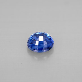 Cyanite bleue naturelle coupe roude, 1,10 ct, VS-SI