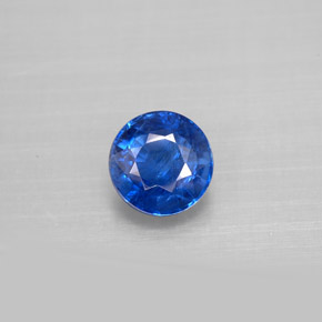 Disthène Bleu naturelle Coupe roude, 1.41 ct, VS-SI