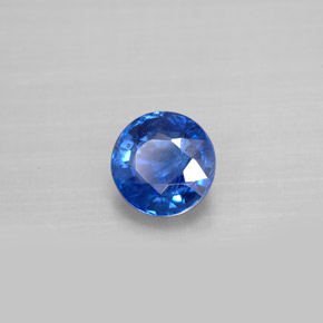 Disthène Bleu naturelle Coupe roude, 1.41 ct, VS-SI