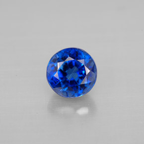 Disthène Bleu naturelle Coupe roude, 1.37 ct, VS-SI